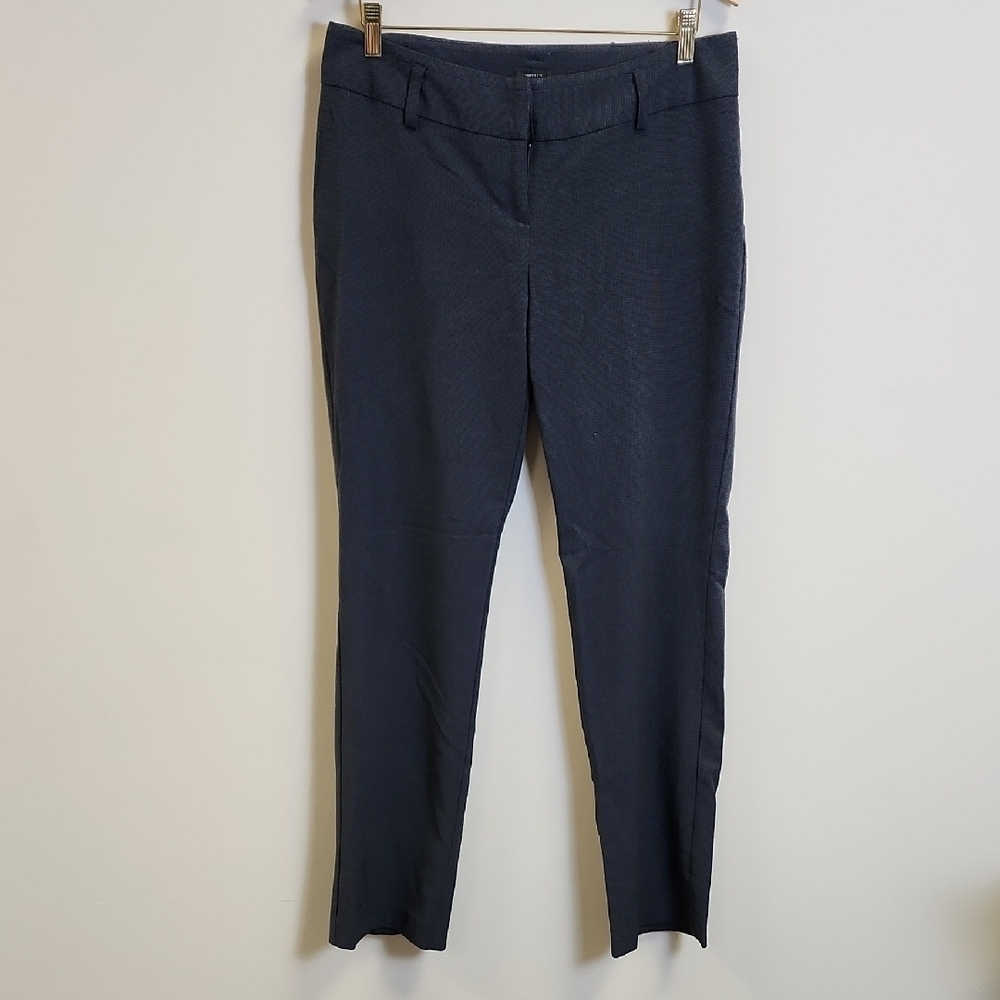 Navy Blue Slim Fit Trousers